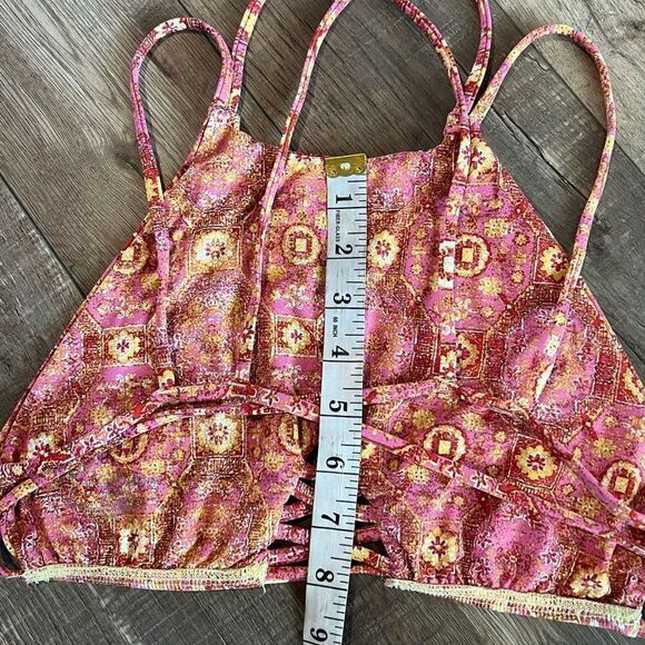 Frankies bikini high neck bikini top size M - Picture 5 of 6